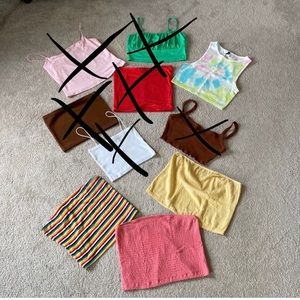 4 cropped tops